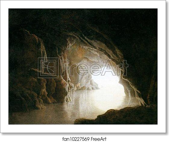 Free art print of A Cavern, Evening by Joseph Wright Of Derby Free art print of A Cavern, Evening by Joseph Wright Of Derby