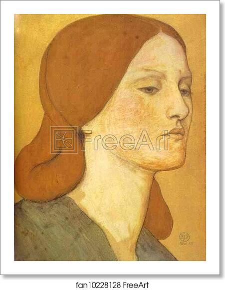 Free art print of Portrait of Elizabeth Siddal by Dante Gabriel Rossetti Free art print of Portrait of Elizabeth Siddal by Dante Gabriel Rossetti