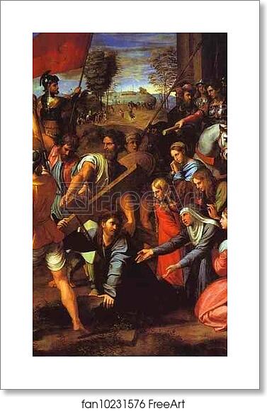 Free art print of The Hill of Calvary by Raphael Free art print of The Hill of Calvary by Raphael