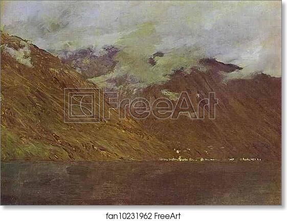 Free art print of Lake Como by Isaac Levitan