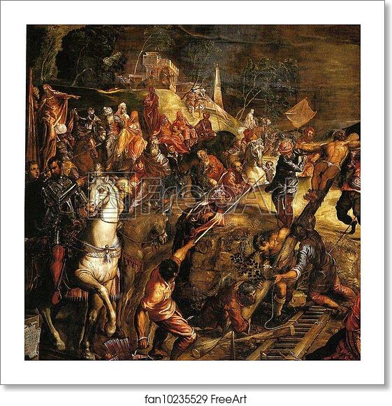 Free art print of Crucifixion. Detail by Jacopo Robusti, Called Tintoretto Free art print of Crucifixion. Detail by Jacopo Robusti, Called Tintoretto