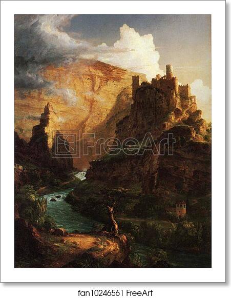 Free art print of Valley of the Vaucluse by Thomas Cole Free art print of Valley of the Vaucluse by Thomas Cole