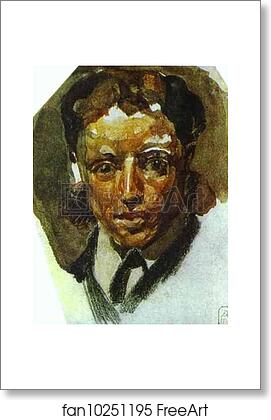 Free art print of Self-Portrait by Mikhail Vrubel
