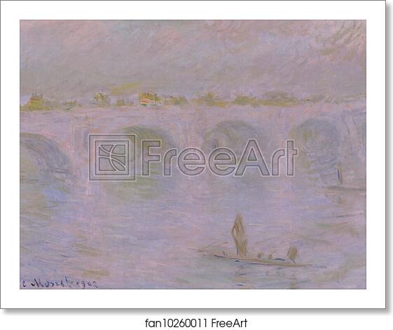 Free art print of Waterloo Bridge in London by Claude Monet Free art print of Waterloo Bridge in London by Claude Monet