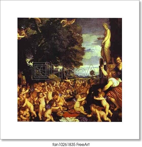 Free art print of The Worship of Venus by Titian Free art print of The Worship of Venus by Titian