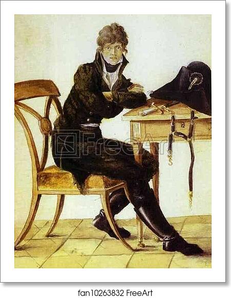 Free art print of Self-Portrait by Count Feodor Tolstoy Free art print of Self-Portrait by Count Feodor Tolstoy