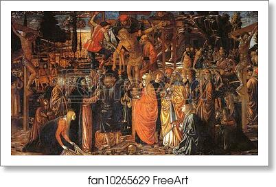Free art print of Descent from the Cross by Benozzo Gozzoli