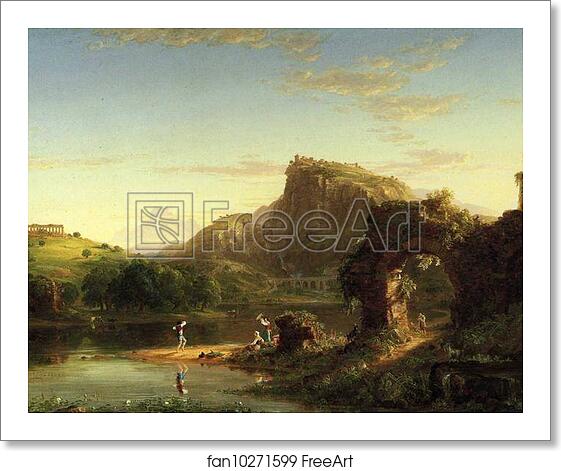 Free art print of L'Allegro by Thomas Cole