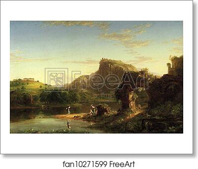 Free art print of L'Allegro by Thomas Cole