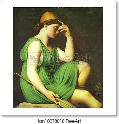 Free art print of Odysseus. Study for the Triumph of Homer by Jean-Auguste-Dominique Ingres