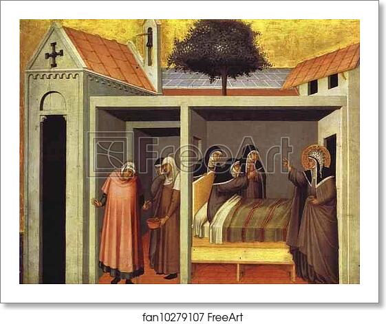 Free art print of Blessed Humilitas Heals a Sick Nun A panel from Beata Humilitas Altar by Pietro Lorenzetti Free art print of Blessed Humilitas Heals a Sick Nun A panel from Beata Humilitas Altar by Pietro Lorenzetti