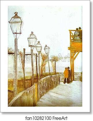 Free art print of Montmartre. Paris by Vincent Van Gogh