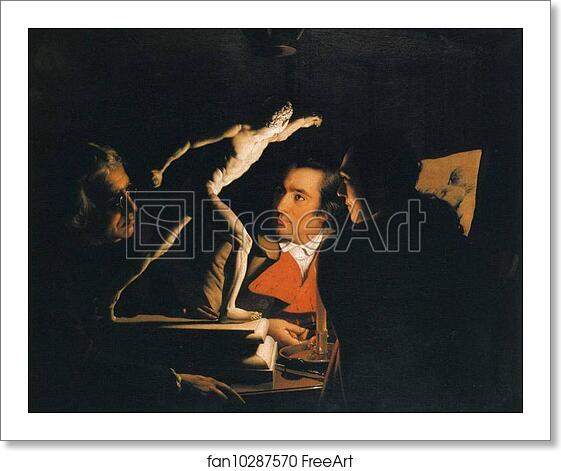 Free art print of Three Persons Viewing the Gladiator by Candlelight by Joseph Wright Of Derby Free art print of Three Persons Viewing the Gladiator by Candlelight by Joseph Wright Of Derby