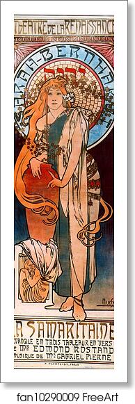 Free art print of La Samaritaine by Alphonse Mucha