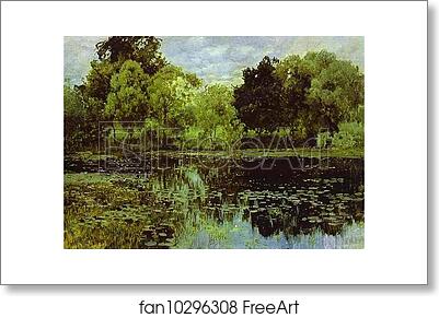Free art print of Overgrown Pond by Isaac Levitan