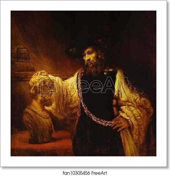 Free art print of Aristotle Before the Bust of Homer by Rembrandt Harmenszoon Van Rijn Free art print of Aristotle Before the Bust of Homer by Rembrandt Harmenszoon Van Rijn