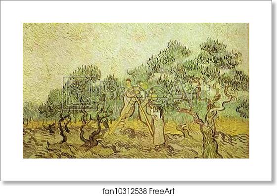 Free art print of The Olive Orchard by Vincent Van Gogh Free art print of The Olive Orchard by Vincent Van Gogh