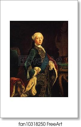 Free art print of George III by Sir Joshua Reynolds