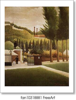 Free art print of Toll Station./ L'octroi by Henri Rousseau
