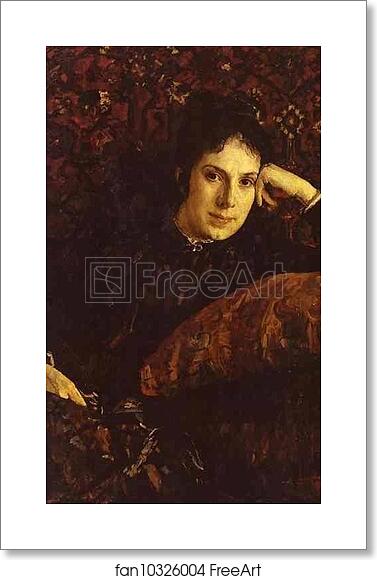 Free art print of Portrait of Yekaterina Chokolova by Valentin Serov