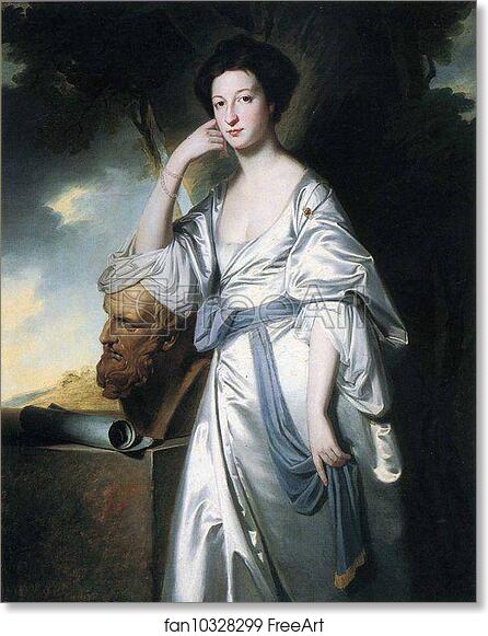 Free art print of Elizabeth, Lady Blunt by George Romney
