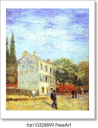 Free art print of Restaurant Rispal at Asnières by Vincent Van Gogh Free art print of Restaurant Rispal at Asnières by Vincent Van Gogh