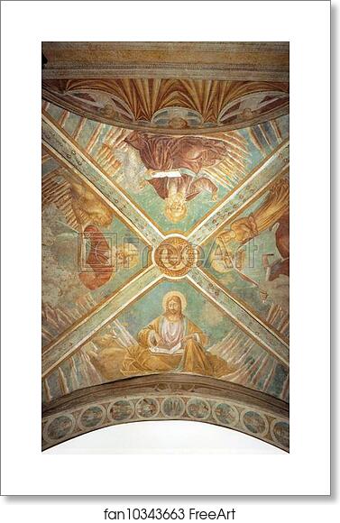 Free art print of Tabernacle of the Madonna delle Tosse: Four Evangelists by Benozzo Gozzoli Free art print of Tabernacle of the Madonna delle Tosse: Four Evangelists by Benozzo Gozzoli
