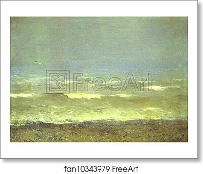 Free art print of Mediterranean Seacoast by Isaac Levitan