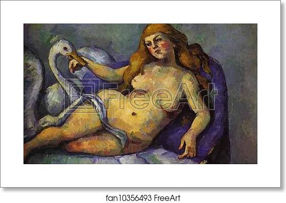 Free art print of Leda with Swan by Paul Cézanne