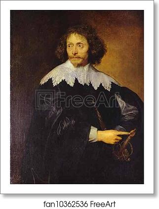 Free art print of Portrait of Sir Thomas Chaloner by Sir Anthony Van Dyck