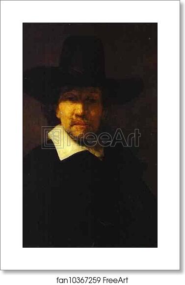 Free art print of Jeremias de Dekker by Rembrandt Harmenszoon Van Rijn