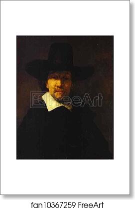 Free art print of Jeremias de Dekker by Rembrandt Harmenszoon Van Rijn