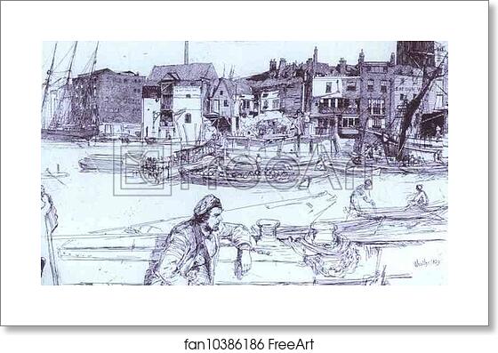 Free art print of Black Lion Wharf by James Abbott Mcneill Whistler Free art print of Black Lion Wharf by James Abbott Mcneill Whistler