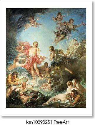 Free art print of The Rising of the Sun by François Boucher