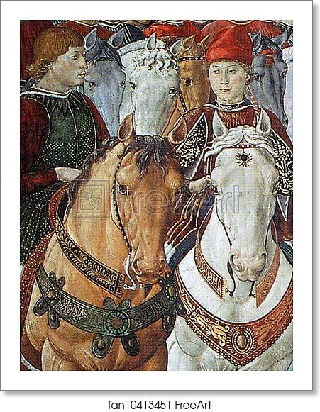 Free art print of Procession of the Magus Balthazar. Detail by Benozzo Gozzoli Free art print of Procession of the Magus Balthazar. Detail by Benozzo Gozzoli