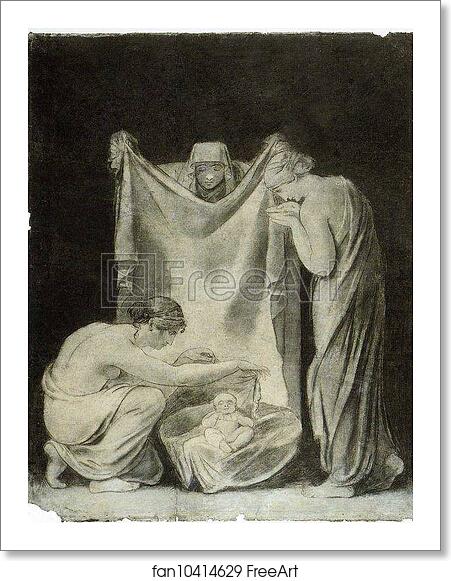 Free art print of Nature Unveiling Herself to the Infant Shakespeare by George Romney Free art print of Nature Unveiling Herself to the Infant Shakespeare by George Romney