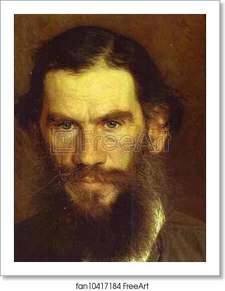 Free art print of Portrait of Leo Tolstoy. Detail by Ivan Kramskoy Free art print of Portrait of Leo Tolstoy. Detail by Ivan Kramskoy