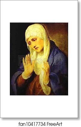 Free art print of Mater Dolorosa by Titian