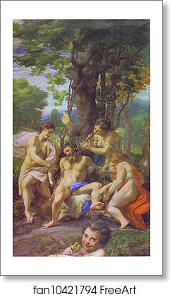 Free art print of Allegory of the Vices by Correggio Free art print of Allegory of the Vices by Correggio