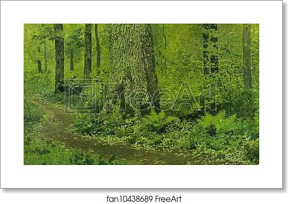Free art print of Footpath in a Forest, Ferns by Isaac Levitan Free art print of Footpath in a Forest, Ferns by Isaac Levitan