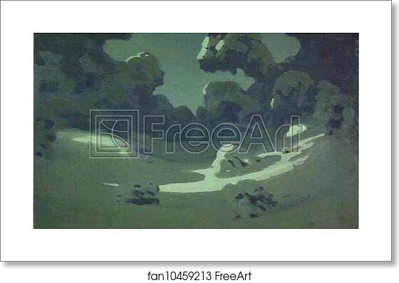 Free art print of Moonlight in a Forest. Winter by Arkhip Kuinji Free art print of Moonlight in a Forest. Winter by Arkhip Kuinji