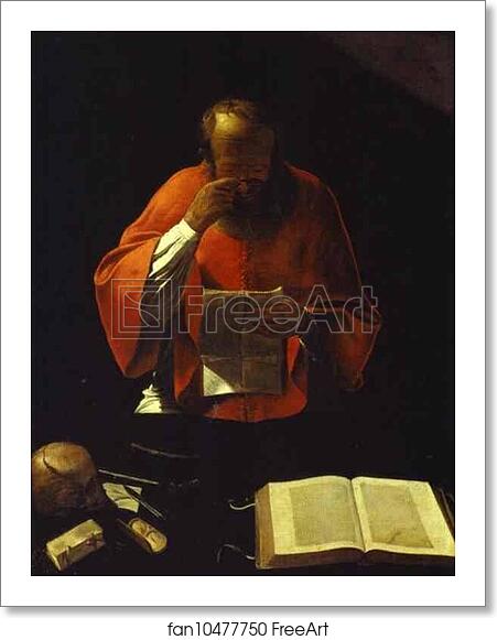 Free art print of St. Jerome Reading by Georges De La Tour Free art print of St. Jerome Reading by Georges De La Tour