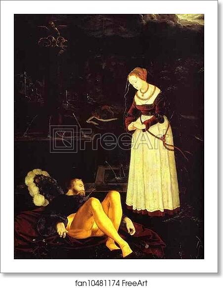 Free art print of Pyramis and Thisbe by Hans Baldung, Called Grien