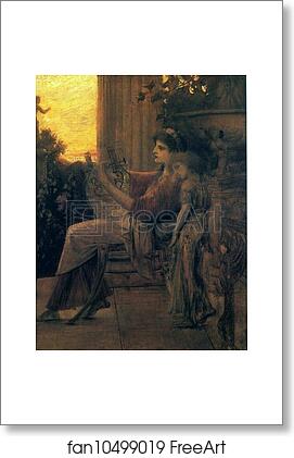 Free art print of Sappho by Gustav Klimt Free art print of Sappho by Gustav Klimt