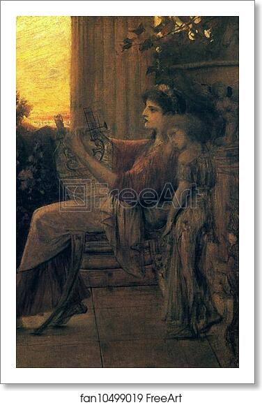 Free art print of Sappho by Gustav Klimt Free art print of Sappho by Gustav Klimt