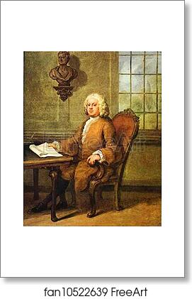 Free art print of Benjamin Hoadly by William Hogarth