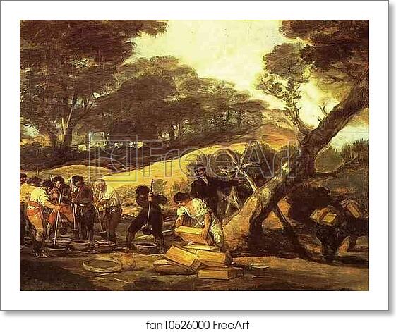 Free art print of Powder Factory in the Sierra by Francisco De Goya Y Lucientes Free art print of Powder Factory in the Sierra by Francisco De Goya Y Lucientes