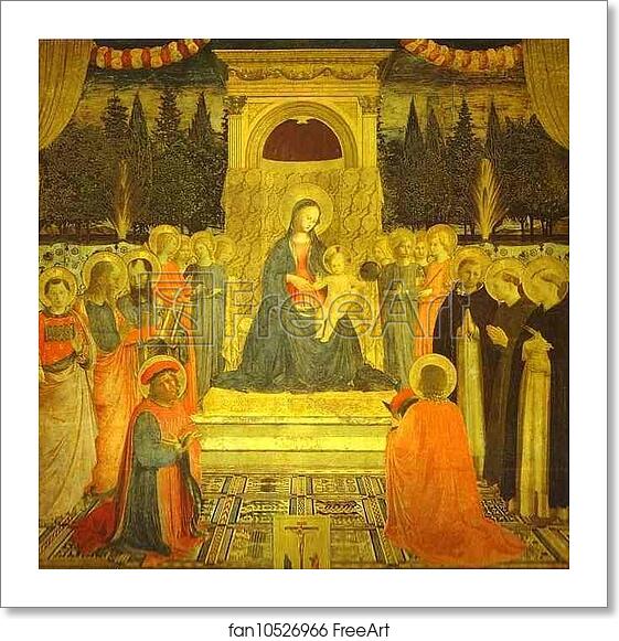 Free art print of San Marco Altarpiece by Fra Angelico Free art print of San Marco Altarpiece by Fra Angelico