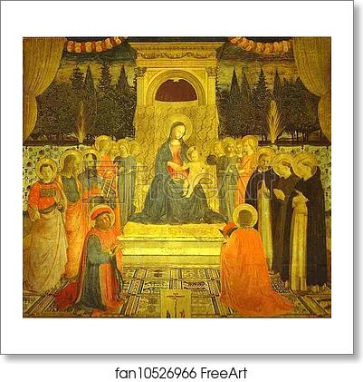 Free art print of San Marco Altarpiece by Fra Angelico