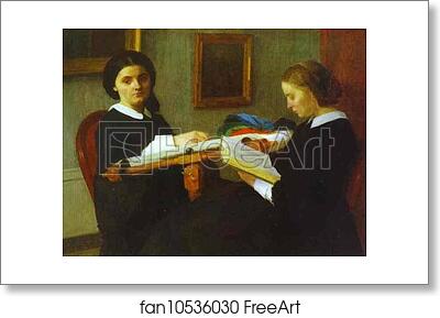 Free art print of Two Sisters by Henri Fantin-Latour Free art print of Two Sisters by Henri Fantin-Latour